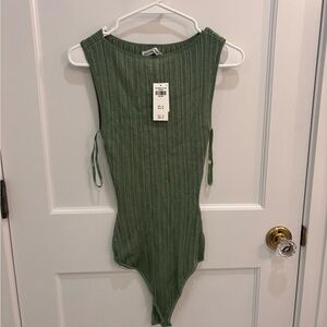 NWT Abercrombie and Fitch Green Tank Top Bodysuit